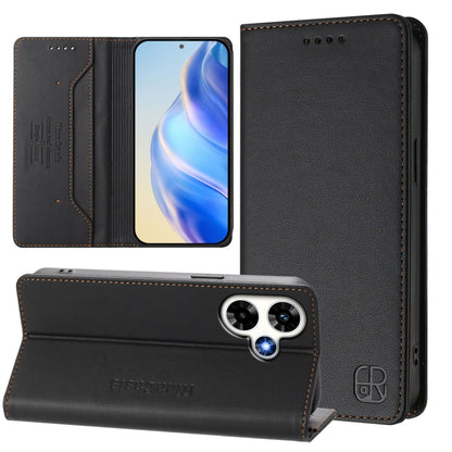 RC01 Dual-Folded Magnetic Suction RFID Leather Phone Case, For Infinix Note 30 4G / 5G, For Infinix Note 30 Pro 4G, For Infinix Note 30 VIP, For Infinix Hot 30i / X669, For Infinix Hot 30 4G, For Infinix Hot 20S / Hot 20 Pro, For Infinix Hot 20 5G     ...