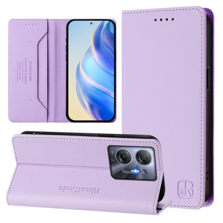 RC01 Dual-Folded Magnetic Suction RFID Leather Phone Case, For Infinix Note 40X 5G, For Infinix Note 40 5G, For Infinix GT 20 Pro 5G, For Infinix Note 40 Pro 4G / 5G, For Infinix Note 40 4G, For Infinix Hot 40 4G / Hot 40 Play, For Infinix Zero 30 4G  ...