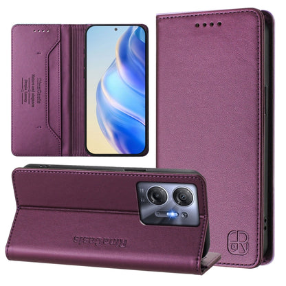RC01 Dual-Folded Magnetic Suction RFID Leather Phone Case, For Infinix Note 40X 5G, For Infinix Note 40 5G, For Infinix GT 20 Pro 5G, For Infinix Note 40 Pro 4G / 5G, For Infinix Note 40 4G, For Infinix Hot 40 4G / Hot 40 Play, For Infinix Zero 30 4G  ...