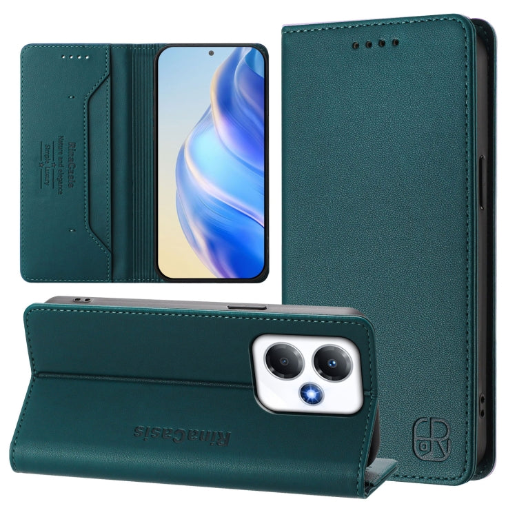 RC01 Dual-Folded Magnetic Suction RFID Leather Phone Case, For Infinix Note 40X 5G, For Infinix Note 40 5G, For Infinix GT 20 Pro 5G, For Infinix Note 40 Pro 4G / 5G, For Infinix Note 40 4G, For Infinix Hot 40 4G / Hot 40 Play, For Infinix Zero 30 4G  ...
