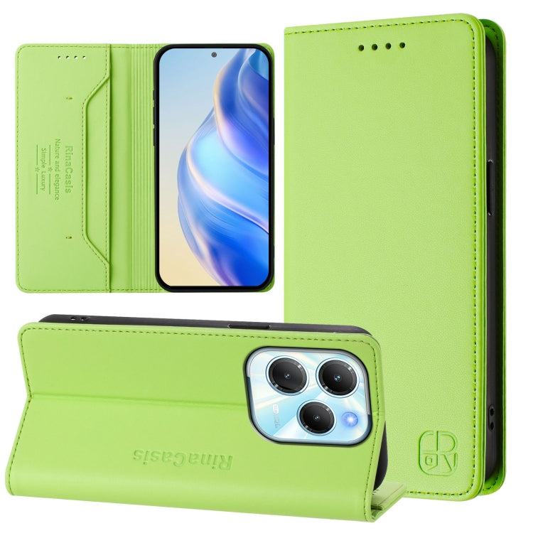 RC01 Dual-Folded Magnetic Suction RFID Leather Phone Case, For Infinix Note 40X 5G, For Infinix Note 40 5G, For Infinix GT 20 Pro 5G, For Infinix Note 40 Pro 4G / 5G, For Infinix Note 40 4G, For Infinix Hot 40 4G / Hot 40 Play, For Infinix Zero 30 4G  ...