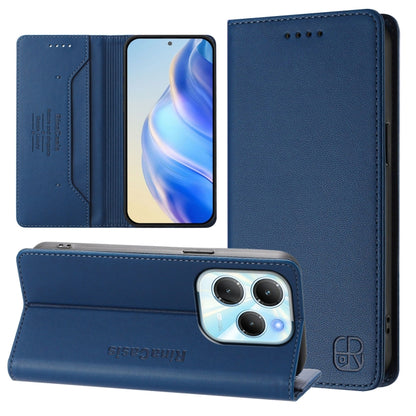 RC01 Dual-Folded Magnetic Suction RFID Leather Phone Case, For Infinix Note 40X 5G, For Infinix Note 40 5G, For Infinix GT 20 Pro 5G, For Infinix Note 40 Pro 4G / 5G, For Infinix Note 40 4G, For Infinix Hot 40 4G / Hot 40 Play, For Infinix Zero 30 4G  ...