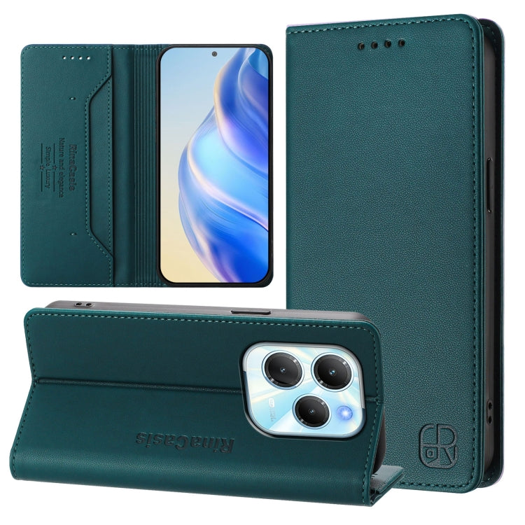 RC01 Dual-Folded Magnetic Suction RFID Leather Phone Case, For Infinix Note 40X 5G, For Infinix Note 40 5G, For Infinix GT 20 Pro 5G, For Infinix Note 40 Pro 4G / 5G, For Infinix Note 40 4G, For Infinix Hot 40 4G / Hot 40 Play, For Infinix Zero 30 4G  ...