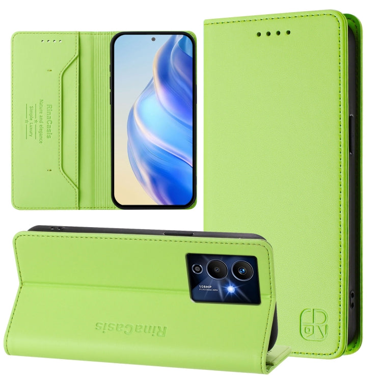 RC01 Dual-Folded Magnetic Suction RFID Leather Phone Case, For Infinix Zero 20, For Infinix Note 12 4G / 12 Pro 4G, For Infinix Smart 6 / 6 Plus / 6 HD, For Infinix Note 12 Pro 5G, For Infinix Hot 12 Play, For Infinix Hot 10T / Hot 10S X689            ...