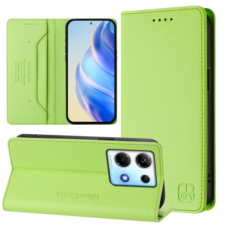 RC01 Dual-Folded Magnetic Suction RFID Leather Phone Case, For Infinix Note 30 4G / 5G, For Infinix Note 30 Pro 4G, For Infinix Note 30 VIP, For Infinix Hot 30i / X669, For Infinix Hot 30 4G, For Infinix Hot 20S / Hot 20 Pro, For Infinix Hot 20 5G     ...