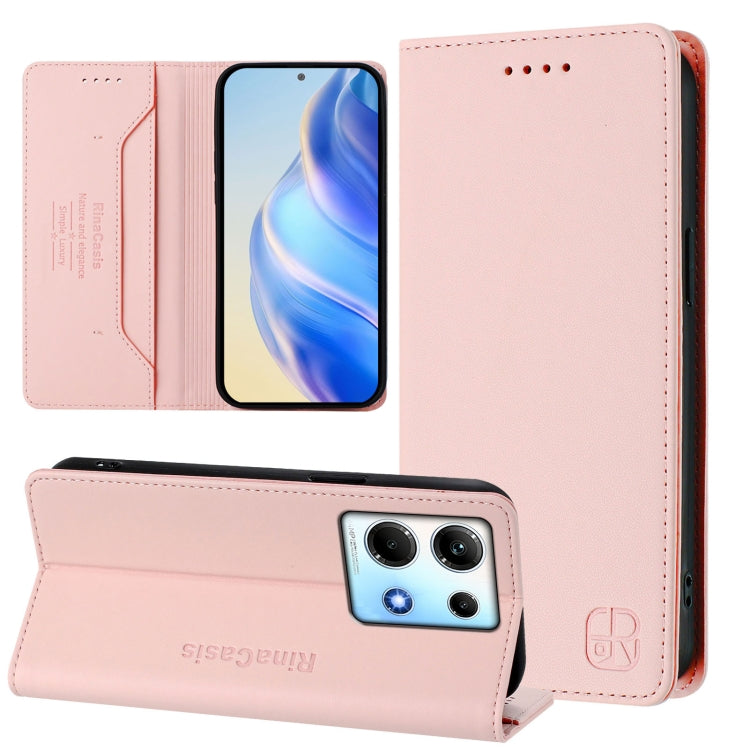 RC01 Dual-Folded Magnetic Suction RFID Leather Phone Case, For Infinix Note 30 4G / 5G, For Infinix Note 30 Pro 4G, For Infinix Note 30 VIP, For Infinix Hot 30i / X669, For Infinix Hot 30 4G, For Infinix Hot 20S / Hot 20 Pro, For Infinix Hot 20 5G     ...
