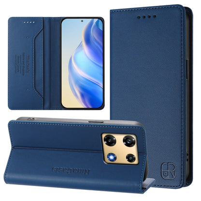 RC01 Dual-Folded Magnetic Suction RFID Leather Phone Case, For Infinix Note 30 4G / 5G, For Infinix Note 30 Pro 4G, For Infinix Note 30 VIP, For Infinix Hot 30i / X669, For Infinix Hot 30 4G, For Infinix Hot 20S / Hot 20 Pro, For Infinix Hot 20 5G     ...