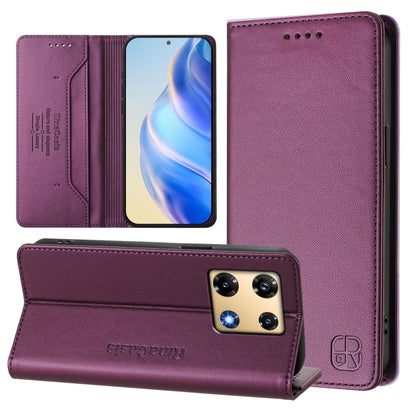 RC01 Dual-Folded Magnetic Suction RFID Leather Phone Case, For Infinix Note 30 4G / 5G, For Infinix Note 30 Pro 4G, For Infinix Note 30 VIP, For Infinix Hot 30i / X669, For Infinix Hot 30 4G, For Infinix Hot 20S / Hot 20 Pro, For Infinix Hot 20 5G     ...
