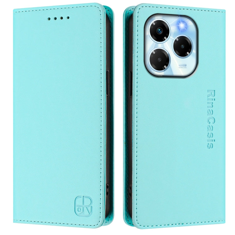 RC01 Dual-Folded Magnetic Suction RFID Leather Phone Case, For Infinix Note 40X 5G, For Infinix Note 40 5G, For Infinix GT 20 Pro 5G, For Infinix Note 40 Pro 4G / 5G, For Infinix Note 40 4G, For Infinix Hot 40 4G / Hot 40 Play, For Infinix Zero 30 4G  ...