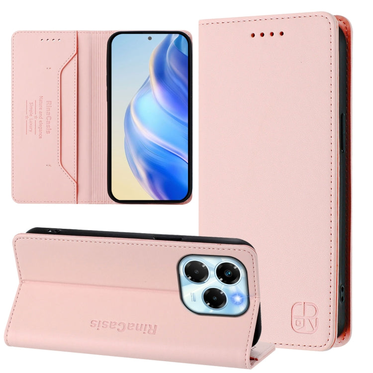 RC01 Dual-Folded Magnetic Suction RFID Leather Phone Case, For Infinix Note 40X 5G, For Infinix Note 40 5G, For Infinix GT 20 Pro 5G, For Infinix Note 40 Pro 4G / 5G, For Infinix Note 40 4G, For Infinix Hot 40 4G / Hot 40 Play, For Infinix Zero 30 4G  ...