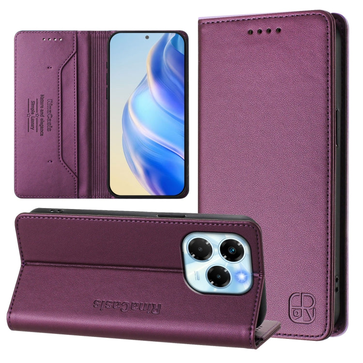 RC01 Dual-Folded Magnetic Suction RFID Leather Phone Case, For Infinix Note 40X 5G, For Infinix Note 40 5G, For Infinix GT 20 Pro 5G, For Infinix Note 40 Pro 4G / 5G, For Infinix Note 40 4G, For Infinix Hot 40 4G / Hot 40 Play, For Infinix Zero 30 4G  ...
