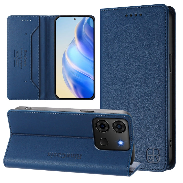 RC01 Dual-Folded Magnetic Suction RFID Leather Phone Case, For Infinix Note 40X 5G, For Infinix Note 40 5G, For Infinix GT 20 Pro 5G, For Infinix Note 40 Pro 4G / 5G, For Infinix Note 40 4G, For Infinix Hot 40 4G / Hot 40 Play, For Infinix Zero 30 4G  ...