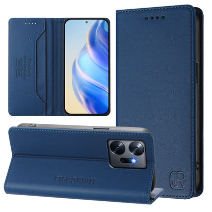 RC01 Dual-Folded Magnetic Suction RFID Leather Phone Case, For Infinix Zero 20, For Infinix Note 12 4G / 12 Pro 4G, For Infinix Smart 6 / 6 Plus / 6 HD, For Infinix Note 12 Pro 5G, For Infinix Hot 12 Play, For Infinix Hot 10T / Hot 10S X689            ...