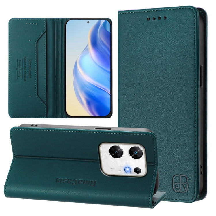 RC01 Dual-Folded Magnetic Suction RFID Leather Phone Case, For Infinix Note 40X 5G, For Infinix Note 40 5G, For Infinix GT 20 Pro 5G, For Infinix Note 40 Pro 4G / 5G, For Infinix Note 40 4G, For Infinix Hot 40 4G / Hot 40 Play, For Infinix Zero 30 4G  ...