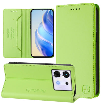 RC01 Dual-Folded Magnetic Suction RFID Leather Phone Case, For Infinix Note 40X 5G, For Infinix Note 40 5G, For Infinix GT 20 Pro 5G, For Infinix Note 40 Pro 4G / 5G, For Infinix Note 40 4G, For Infinix Hot 40 4G / Hot 40 Play, For Infinix Zero 30 4G  ...