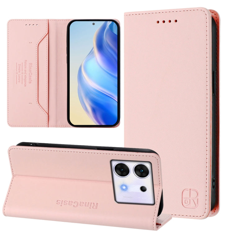 RC01 Dual-Folded Magnetic Suction RFID Leather Phone Case, For Infinix Note 40X 5G, For Infinix Note 40 5G, For Infinix GT 20 Pro 5G, For Infinix Note 40 Pro 4G / 5G, For Infinix Note 40 4G, For Infinix Hot 40 4G / Hot 40 Play, For Infinix Zero 30 4G  ...