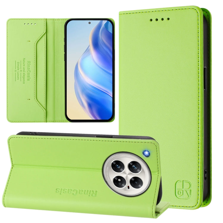RC01 Dual-Folded Magnetic Suction RFID Leather Phone Case, For Infinix GT 50 Pro 5G, For Infinix Note Edge 5G, For Infinix Smart 20 4G, For Infinix Note 60 / 60 Pro, For Infinix Smart 10 Plus 4G, For Infinix Note 50s, For Infinix Hot 50i 5G / Smart 9 4...
