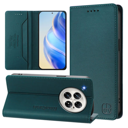RC01 Dual-Folded Magnetic Suction RFID Leather Phone Case, For Infinix GT 50 Pro 5G, For Infinix Note Edge 5G, For Infinix Smart 20 4G, For Infinix Note 60 / 60 Pro, For Infinix Smart 10 Plus 4G, For Infinix Note 50s, For Infinix Hot 50i 5G / Smart 9 4...