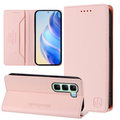RC01 Dual-Folded Magnetic Suction RFID Leather Phone Case, For Infinix GT 50 Pro 5G, For Infinix Note Edge 5G, For Infinix Smart 20 4G, For Infinix Note 60 / 60 Pro, For Infinix Smart 10 Plus 4G, For Infinix Note 50s, For Infinix Hot 50i 5G / Smart 9 4...