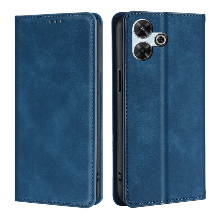 Skin Feel Magnetic Leather Phone Case, For Redmi A7 Pro 171mm / Poco C85x 5G, For Redmi Turbo 5 Max 5G / Poco X8 Pro Max 5G, For Redmi Turbo 5 5G / Poco X8 Pro 5G, For Redmi Note 15 Pro 4G Global 163.2mm, For Redmi A5 4G 171.7mm, For Redmi Note 14S 4G ...
