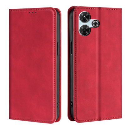 Skin Feel Magnetic Leather Phone Case, For Redmi A7 Pro 171mm / Poco C85x 5G, For Redmi Turbo 5 Max 5G / Poco X8 Pro Max 5G, For Redmi Turbo 5 5G / Poco X8 Pro 5G, For Redmi Note 15 Pro 4G Global 163.2mm, For Redmi A5 4G 171.7mm, For Redmi Note 14S 4G ...