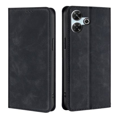 Skin Feel Magnetic Leather Phone Case, For Redmi A7 Pro 171mm / Poco C85x 5G, For Redmi Turbo 5 Max 5G / Poco X8 Pro Max 5G, For Redmi Turbo 5 5G / Poco X8 Pro 5G, For Redmi Note 15 Pro 4G Global 163.2mm, For Redmi A5 4G 171.7mm, For Redmi Note 14S 4G ...