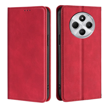 Skin Feel Magnetic Leather Phone Case, For Redmi A7 Pro 171mm / Poco C85x 5G, For Redmi Turbo 5 Max 5G / Poco X8 Pro Max 5G, For Redmi Turbo 5 5G / Poco X8 Pro 5G, For Redmi Note 15 Pro 4G Global 163.2mm, For Redmi A5 4G 171.7mm, For Redmi Note 14S 4G ...
