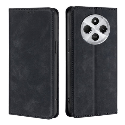 Skin Feel Magnetic Leather Phone Case, For Redmi A7 Pro 171mm / Poco C85x 5G, For Redmi Turbo 5 Max 5G / Poco X8 Pro Max 5G, For Redmi Turbo 5 5G / Poco X8 Pro 5G, For Redmi Note 15 Pro 4G Global 163.2mm, For Redmi A5 4G 171.7mm, For Redmi Note 14S 4G ...