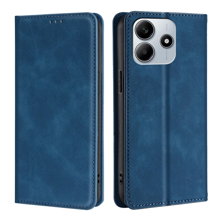 Skin Feel Magnetic Leather Phone Case, For Redmi A7 Pro 171mm / Poco C85x 5G, For Redmi Turbo 5 Max 5G / Poco X8 Pro Max 5G, For Redmi Turbo 5 5G / Poco X8 Pro 5G, For Redmi Note 15 Pro 4G Global 163.2mm, For Redmi A5 4G 171.7mm, For Redmi Note 14S 4G ...