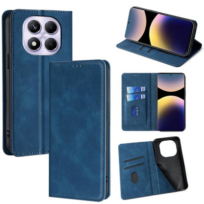 Skin Feel Magnetic Leather Phone Case, For Redmi A7 Pro 171mm / Poco C85x 5G, For Redmi Turbo 5 Max 5G / Poco X8 Pro Max 5G, For Redmi Turbo 5 5G / Poco X8 Pro 5G, For Redmi Note 15 Pro 4G Global 163.2mm, For Redmi A5 4G 171.7mm, For Redmi Note 14S 4G ...