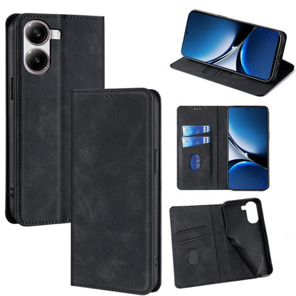 Skin Feel Magnetic Leather Phone Case, For Redmi A7 Pro 171mm / Poco C85x 5G, For Redmi Turbo 5 Max 5G / Poco X8 Pro Max 5G, For Redmi Turbo 5 5G / Poco X8 Pro 5G, For Redmi Note 15 Pro 4G Global 163.2mm, For Redmi A5 4G 171.7mm, For Redmi Note 14S 4G ...