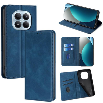 Skin Feel Magnetic Leather Phone Case, For Redmi A7 Pro 171mm / Poco C85x 5G, For Redmi Turbo 5 Max 5G / Poco X8 Pro Max 5G, For Redmi Turbo 5 5G / Poco X8 Pro 5G, For Redmi Note 15 Pro 4G Global 163.2mm, For Redmi A5 4G 171.7mm, For Redmi Note 14S 4G ...