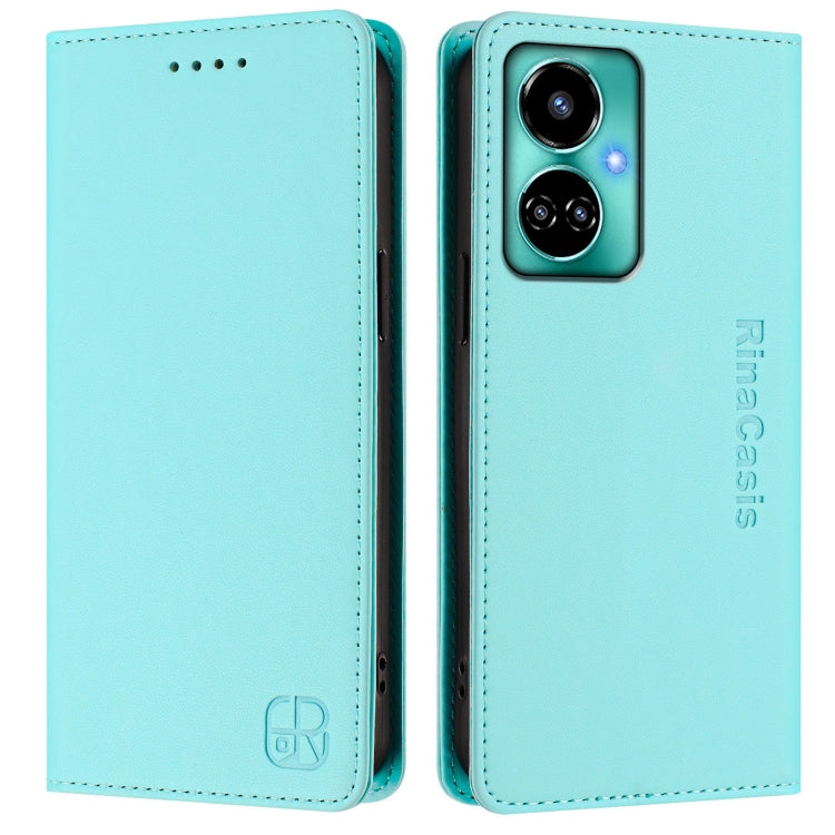 RC01 Dual-Folded Magnetic Suction RFID Leather Phone Case, For Tecno Camon 19 / 19 Pro 5G, For Tecno Pova 4 Pro 4G, For Tecno Pova 4, For Tecno Pova Neo 2, For Tecno Spark GO 2022 / 8C / 9, For Tecno Spark 9T / 9 Pro, For Tecno Pova 3, For Tecno Pop 5 ...