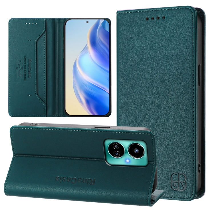 RC01 Dual-Folded Magnetic Suction RFID Leather Phone Case, For Tecno Camon 19 / 19 Pro 5G, For Tecno Pova 4 Pro 4G, For Tecno Pova 4, For Tecno Pova Neo 2, For Tecno Spark GO 2022 / 8C / 9, For Tecno Spark 9T / 9 Pro, For Tecno Pova 3, For Tecno Pop 5 ...