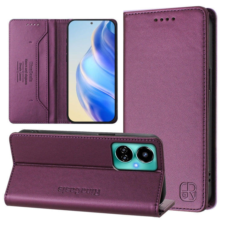 RC01 Dual-Folded Magnetic Suction RFID Leather Phone Case, For Tecno Camon 19 / 19 Pro 5G, For Tecno Pova 4 Pro 4G, For Tecno Pova 4, For Tecno Pova Neo 2, For Tecno Spark GO 2022 / 8C / 9, For Tecno Spark 9T / 9 Pro, For Tecno Pova 3, For Tecno Pop 5 ...