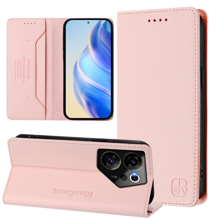 RC01 Dual-Folded Magnetic Suction RFID Leather Phone Case, For Tecno Pova 5 Pro 5G, For Tecno Pova Neo 3, For Tecno Pova 5, For Tecno Camon 20 Premier 5G, For Tecno Camon 20 Pro 5G, For Tecno Camon 20 4G / 20 Pro 4G, For Tecno Pop 7/ 7 Pro / Spark GO 2...