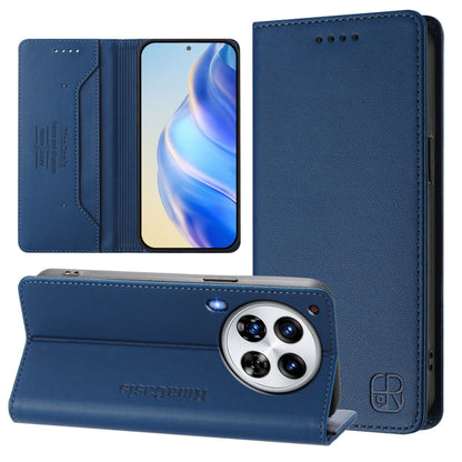 RC01 Dual-Folded Magnetic Suction RFID Leather Phone Case, For Tecno Spark 30C, For Tecno Pop 6C / itel A18, For Tecno Spark 10 Pro Magic, For Tecno Camon 30 Premier 5G, For Tecno Pova 6 Neo, For Tecno Pova 6 4G, For Tecno Pova 6 5G / 6 Pro 5G         ...