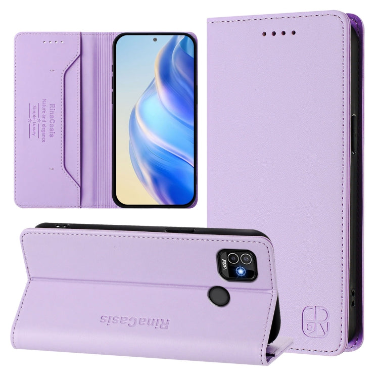 RC01 Dual-Folded Magnetic Suction RFID Leather Phone Case, For Tecno Camon 19 / 19 Pro 5G, For Tecno Pova 4 Pro 4G, For Tecno Pova 4, For Tecno Pova Neo 2, For Tecno Spark GO 2022 / 8C / 9, For Tecno Spark 9T / 9 Pro, For Tecno Pova 3, For Tecno Pop 5 ...