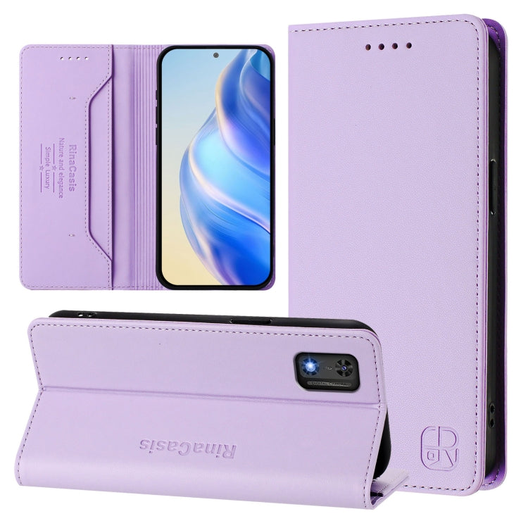 RC01 Dual-Folded Magnetic Suction RFID Leather Phone Case, For Tecno Spark 30C, For Tecno Pop 6C / itel A18, For Tecno Spark 10 Pro Magic, For Tecno Camon 30 Premier 5G, For Tecno Pova 6 Neo, For Tecno Pova 6 4G, For Tecno Pova 6 5G / 6 Pro 5G         ...