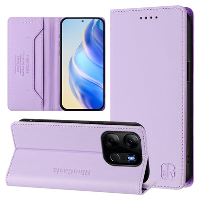 RC01 Dual-Folded Magnetic Suction RFID Leather Phone Case, For Tecno Pova 5 Pro 5G, For Tecno Pova Neo 3, For Tecno Pova 5, For Tecno Camon 20 Premier 5G, For Tecno Camon 20 Pro 5G, For Tecno Camon 20 4G / 20 Pro 4G, For Tecno Pop 7/ 7 Pro / Spark GO 2...
