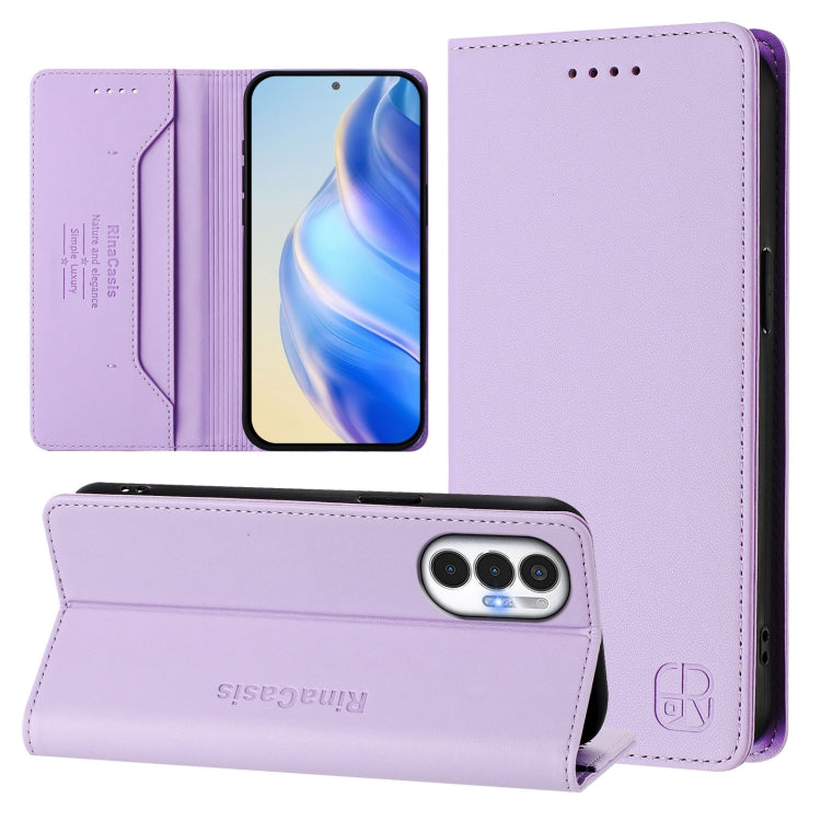 RC01 Dual-Folded Magnetic Suction RFID Leather Phone Case, For Tecno Camon 19 / 19 Pro 5G, For Tecno Pova 4 Pro 4G, For Tecno Pova 4, For Tecno Pova Neo 2, For Tecno Spark GO 2022 / 8C / 9, For Tecno Spark 9T / 9 Pro, For Tecno Pova 3, For Tecno Pop 5 ...