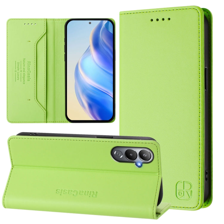 RC01 Dual-Folded Magnetic Suction RFID Leather Phone Case, For Tecno Camon 19 / 19 Pro 5G, For Tecno Pova 4 Pro 4G, For Tecno Pova 4, For Tecno Pova Neo 2, For Tecno Spark GO 2022 / 8C / 9, For Tecno Spark 9T / 9 Pro, For Tecno Pova 3, For Tecno Pop 5 ...