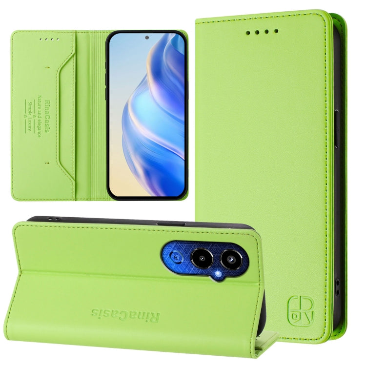 RC01 Dual-Folded Magnetic Suction RFID Leather Phone Case, For Tecno Camon 19 / 19 Pro 5G, For Tecno Pova 4 Pro 4G, For Tecno Pova 4, For Tecno Pova Neo 2, For Tecno Spark GO 2022 / 8C / 9, For Tecno Spark 9T / 9 Pro, For Tecno Pova 3, For Tecno Pop 5 ...