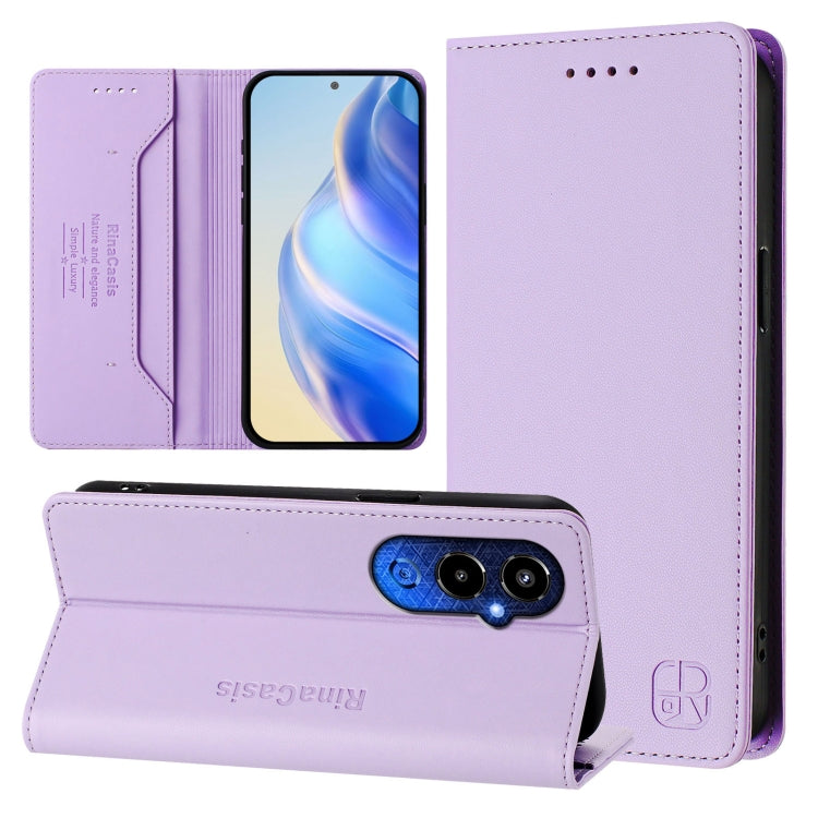 RC01 Dual-Folded Magnetic Suction RFID Leather Phone Case, For Tecno Camon 19 / 19 Pro 5G, For Tecno Pova 4 Pro 4G, For Tecno Pova 4, For Tecno Pova Neo 2, For Tecno Spark GO 2022 / 8C / 9, For Tecno Spark 9T / 9 Pro, For Tecno Pova 3, For Tecno Pop 5 ...