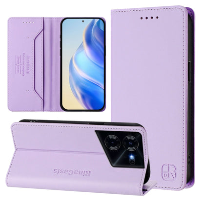 RC01 Dual-Folded Magnetic Suction RFID Leather Phone Case, For Tecno Pova 5 Pro 5G, For Tecno Pova Neo 3, For Tecno Pova 5, For Tecno Camon 20 Premier 5G, For Tecno Camon 20 Pro 5G, For Tecno Camon 20 4G / 20 Pro 4G, For Tecno Pop 7/ 7 Pro / Spark GO 2...
