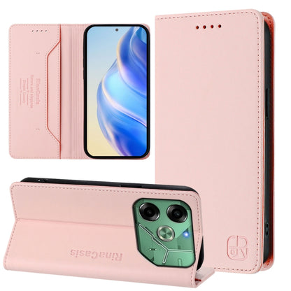 RC01 Dual-Folded Magnetic Suction RFID Leather Phone Case, For Tecno Spark 30C, For Tecno Pop 6C / itel A18, For Tecno Spark 10 Pro Magic, For Tecno Camon 30 Premier 5G, For Tecno Pova 6 Neo, For Tecno Pova 6 4G, For Tecno Pova 6 5G / 6 Pro 5G         ...
