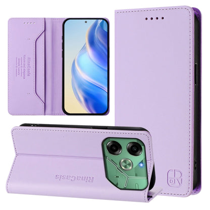 RC01 Dual-Folded Magnetic Suction RFID Leather Phone Case, For Tecno Spark 30C, For Tecno Pop 6C / itel A18, For Tecno Spark 10 Pro Magic, For Tecno Camon 30 Premier 5G, For Tecno Pova 6 Neo, For Tecno Pova 6 4G, For Tecno Pova 6 5G / 6 Pro 5G         ...