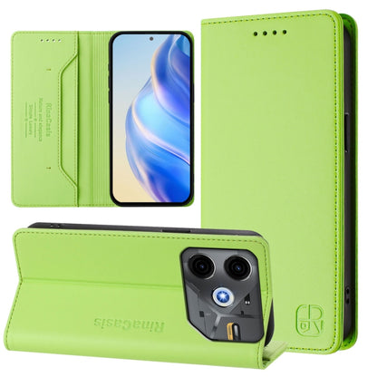 RC01 Dual-Folded Magnetic Suction RFID Leather Phone Case, For Tecno Spark 30C, For Tecno Pop 6C / itel A18, For Tecno Spark 10 Pro Magic, For Tecno Camon 30 Premier 5G, For Tecno Pova 6 Neo, For Tecno Pova 6 4G, For Tecno Pova 6 5G / 6 Pro 5G         ...