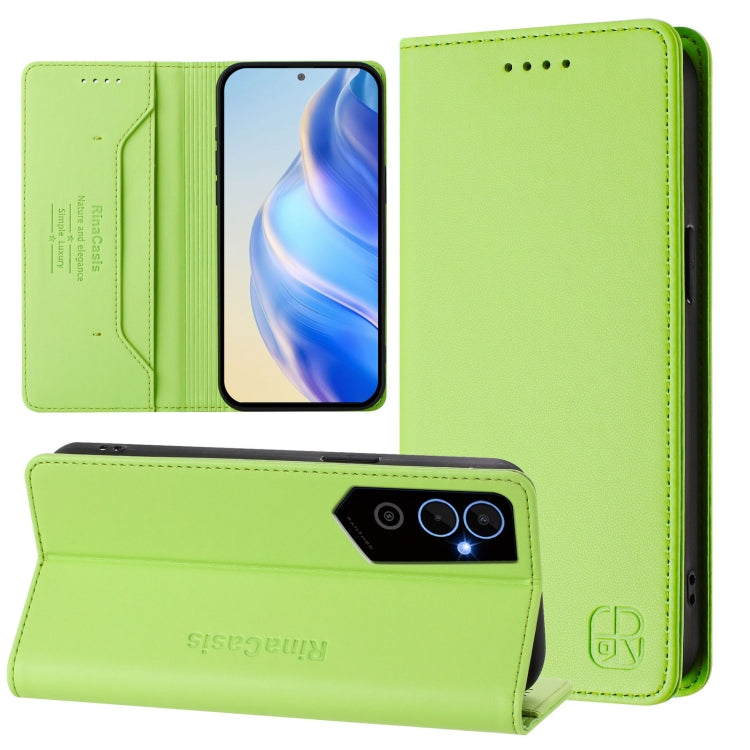RC01 Dual-Folded Magnetic Suction RFID Leather Phone Case, For Tecno Camon 19 / 19 Pro 5G, For Tecno Pova 4 Pro 4G, For Tecno Pova 4, For Tecno Pova Neo 2, For Tecno Spark GO 2022 / 8C / 9, For Tecno Spark 9T / 9 Pro, For Tecno Pova 3, For Tecno Pop 5 ...