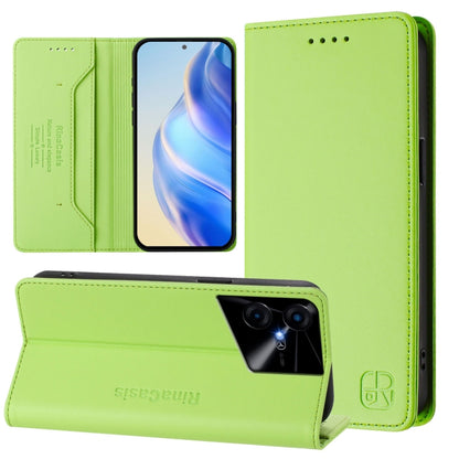 RC01 Dual-Folded Magnetic Suction RFID Leather Phone Case, For Tecno Pova 5 Pro 5G, For Tecno Pova Neo 3, For Tecno Pova 5, For Tecno Camon 20 Premier 5G, For Tecno Camon 20 Pro 5G, For Tecno Camon 20 4G / 20 Pro 4G, For Tecno Pop 7/ 7 Pro / Spark GO 2...